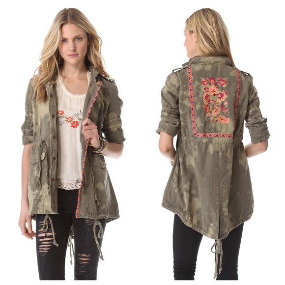 Free People Jackets & Blazers - FREE PEOPLE Festival Embroidered Anorak